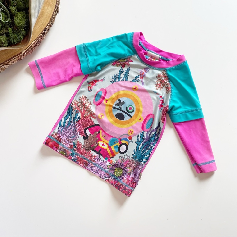Krio + Color Swim Scuba Rash Guard Top | 12-18m